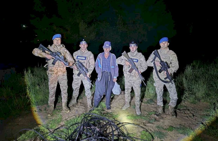 Kaybolan zihinsel engelli vatandaşı jandarma ekipleri buldu