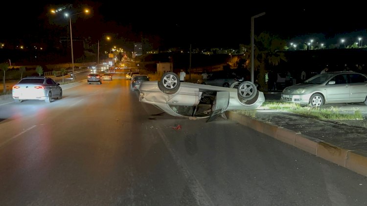 Otomobil takla attı: 2 yaralı